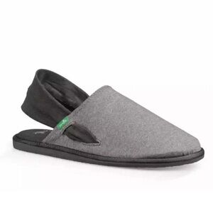 Sanuk Yoga Sling “Cruz” Slingback Sandal in Gray Size 9